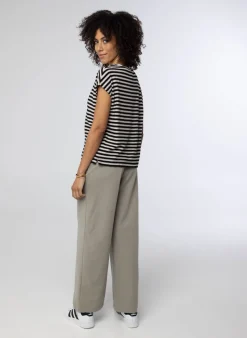 Gestreept Shirt Zwart/Ecru-Norah Best