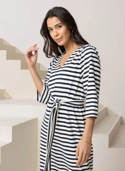 Gestreepte Midi Dress-Norah Best