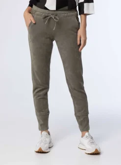 Grijze Broek Van Suedine-Norah Discount