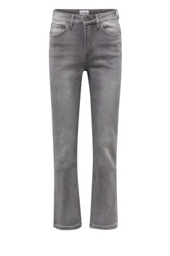 Grijze Denim Broek Van Katoenmix-Norah Best