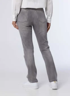 Grijze Denim Broek Van Katoenmix-Norah Best