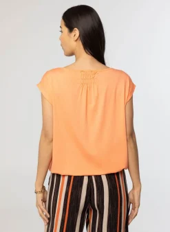 Koraalkleurig Shirt-Norah Sale