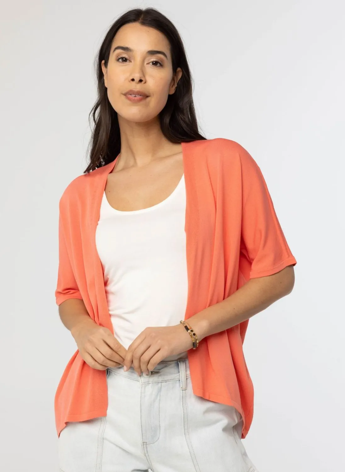 Koraalkleurig Vest-Norah Hot