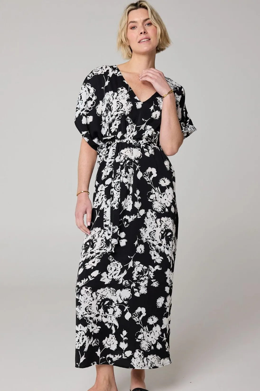 Maxi Jurk Botanisch-Norah New