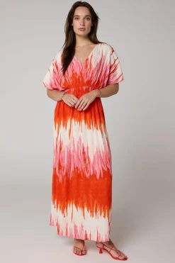 Maxi Jurk Oranje-Norah Best