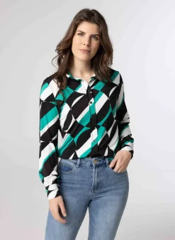 Meerkleurige Blouse Met Print-Norah Discount