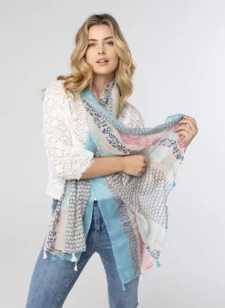 Meerkleurige Sjaal-Norah Hot