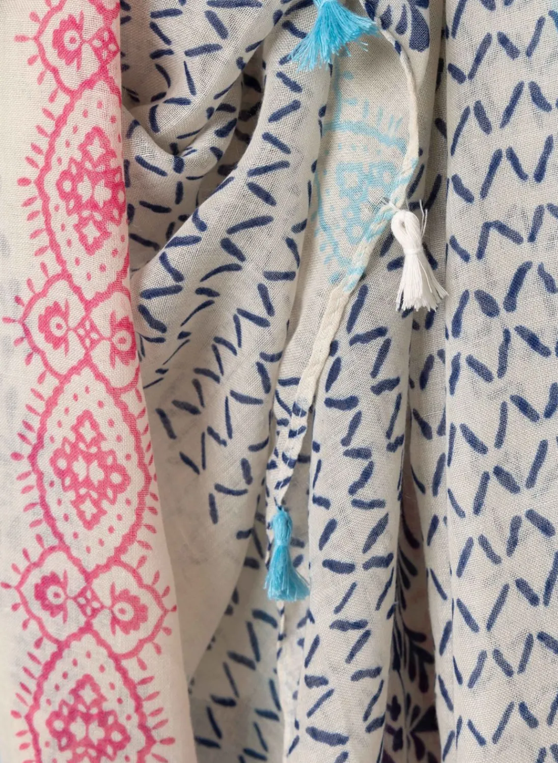 Meerkleurige Sjaal-Norah Hot