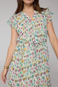 Midi Jurk Aztec-Norah Sale