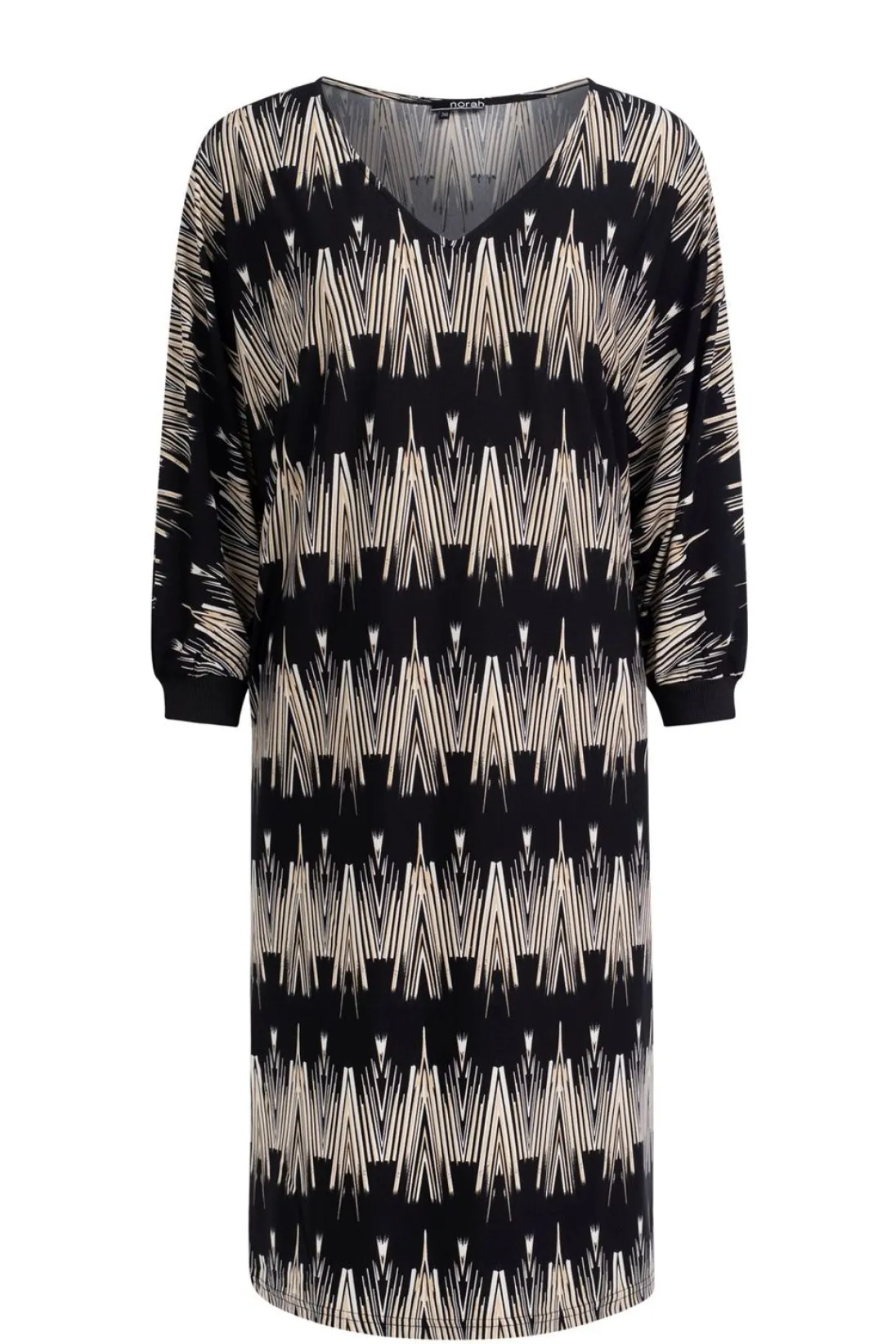 Midi Jurk Beige-Norah Clearance