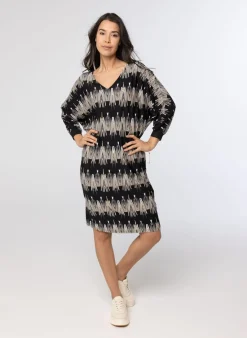 Midi Jurk Beige-Norah Clearance