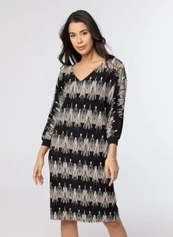 Midi Jurk Beige-Norah Clearance