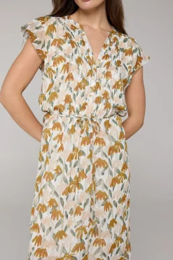 Midi Jurk Botanisch-Norah Discount