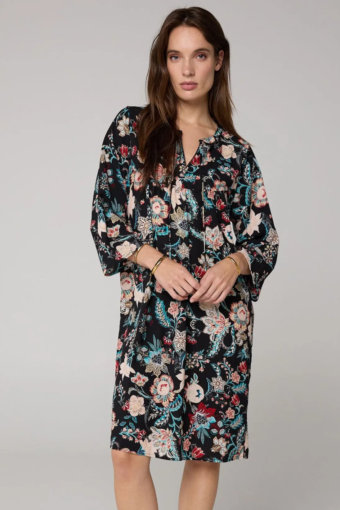 Midi Jurk Botanisch-Norah Outlet