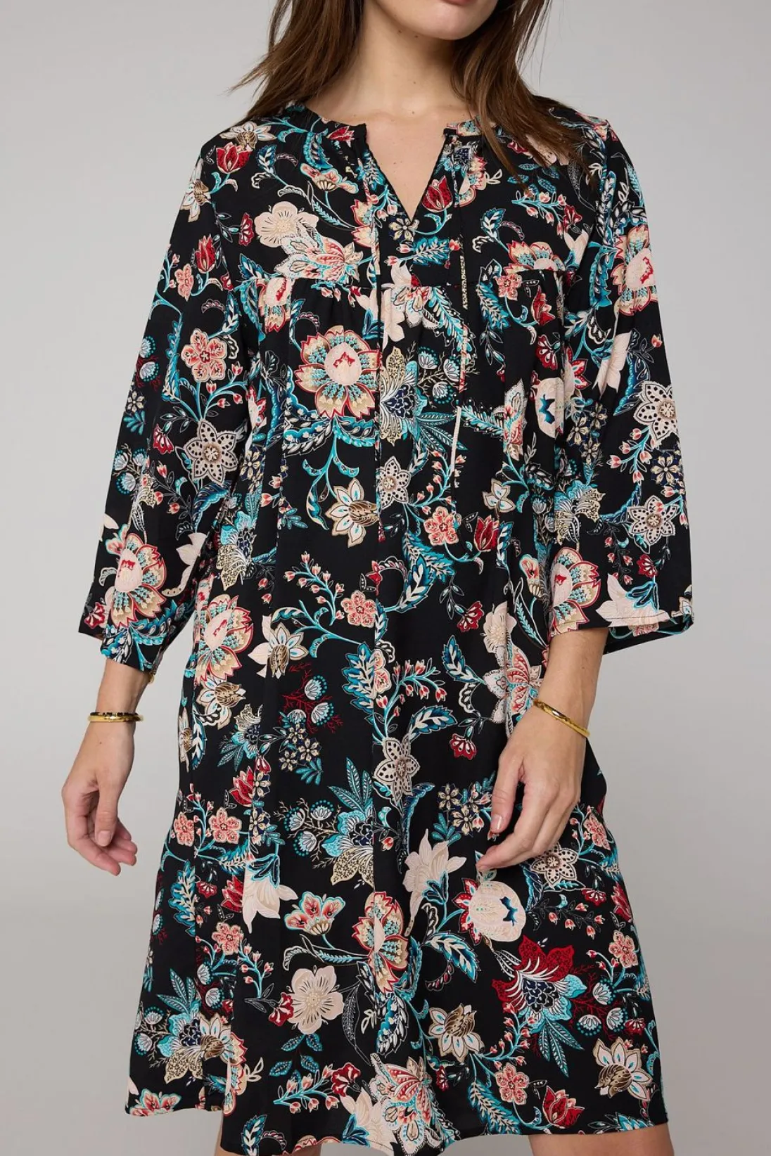 Midi Jurk Botanisch-Norah Outlet