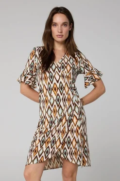 Midi Overslagjurk-Norah