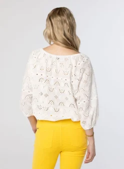 Off White Blouse-Norah Clearance
