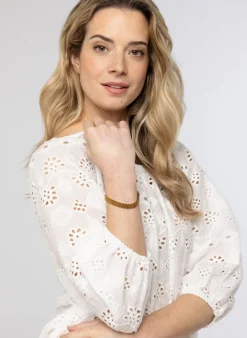 Off White Blouse-Norah Clearance