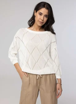 Off-White Gebreide Trui-Norah