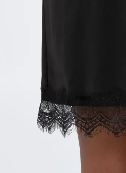 Onderjurk Middellang Kant-Norah Hot