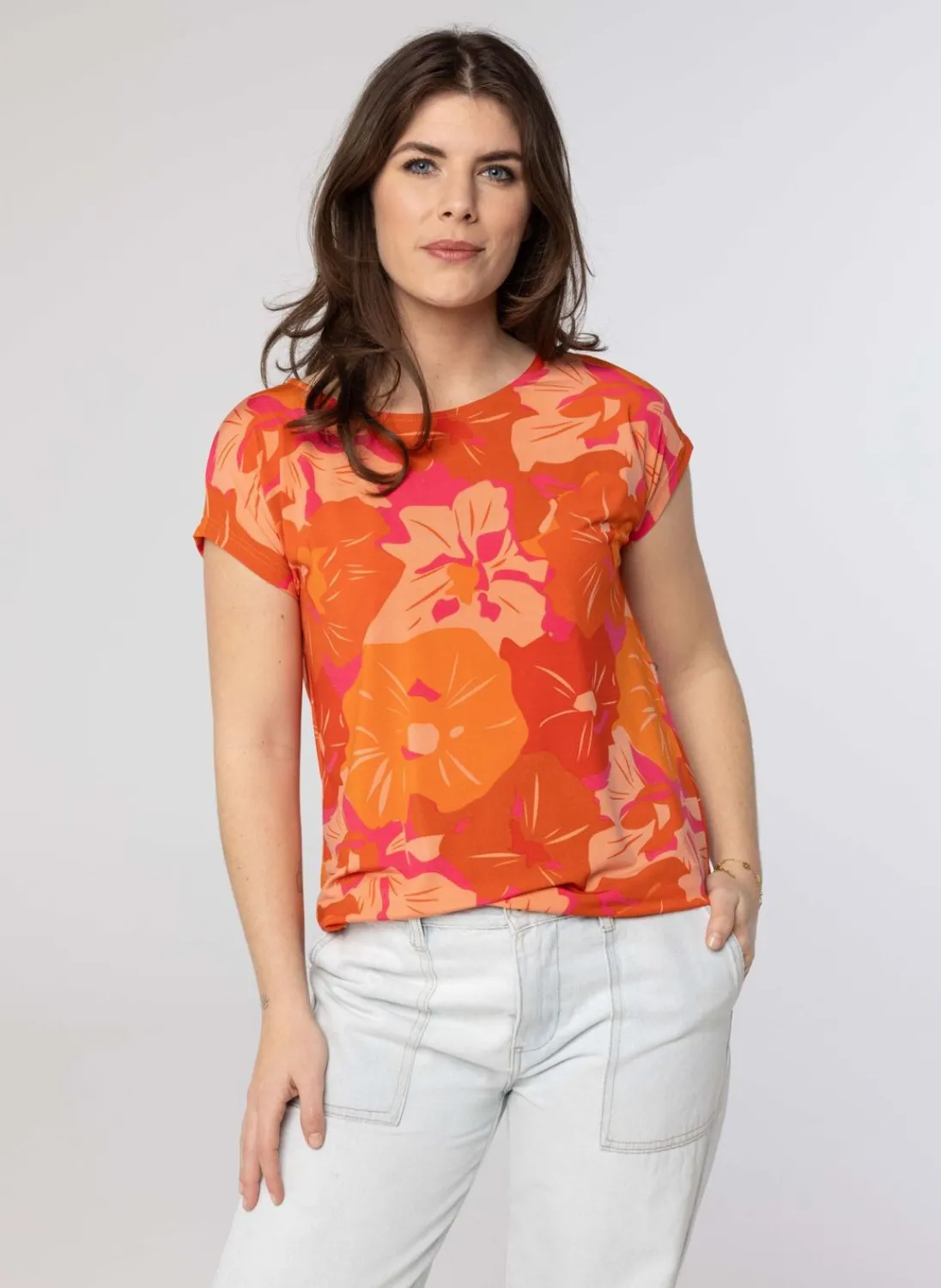 Oranje Shirt-Norah