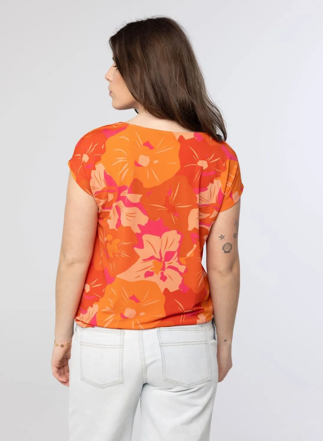 Oranje Shirt-Norah