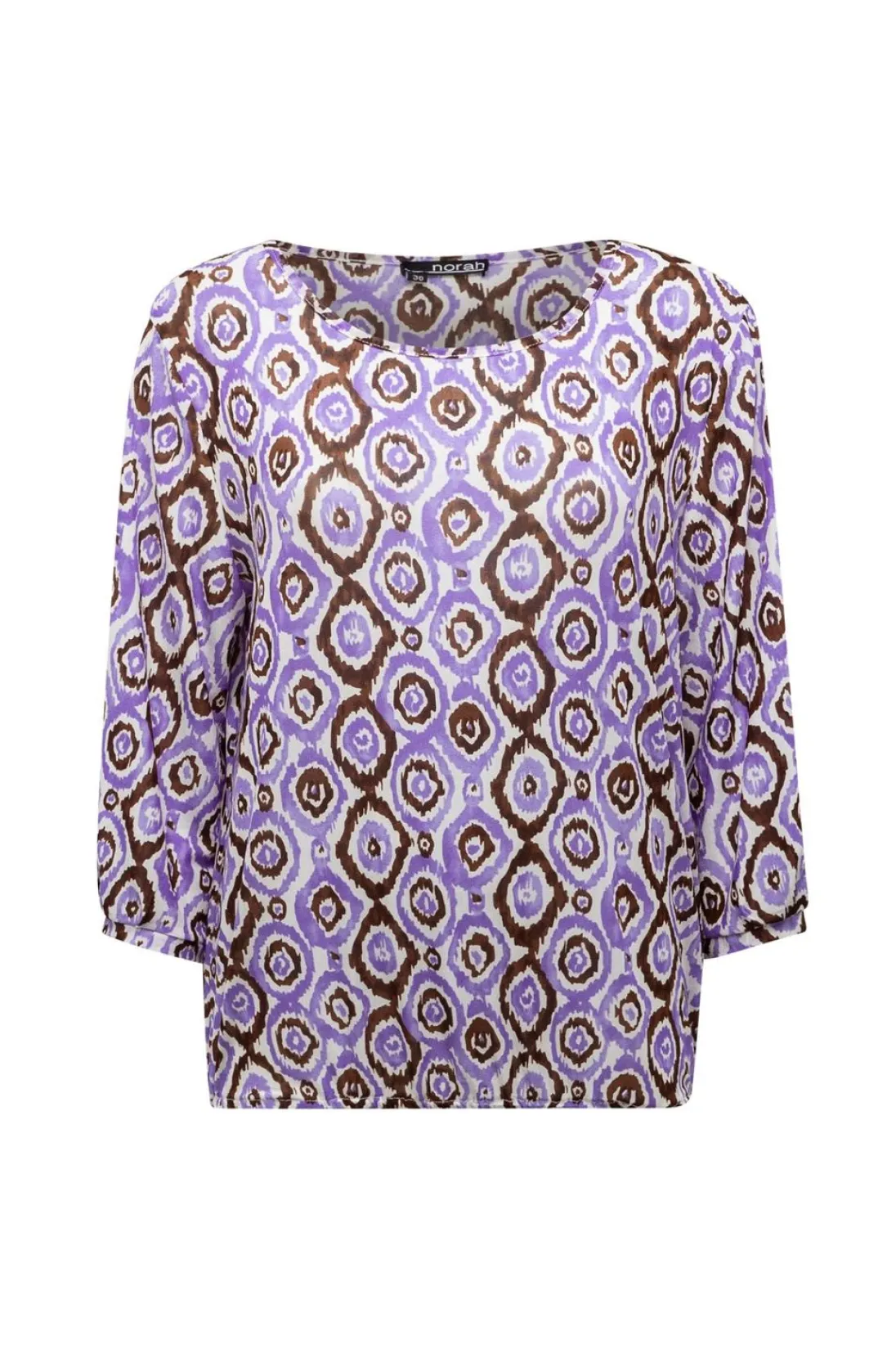 Paars Shirt Met Grafische Print-Norah Discount