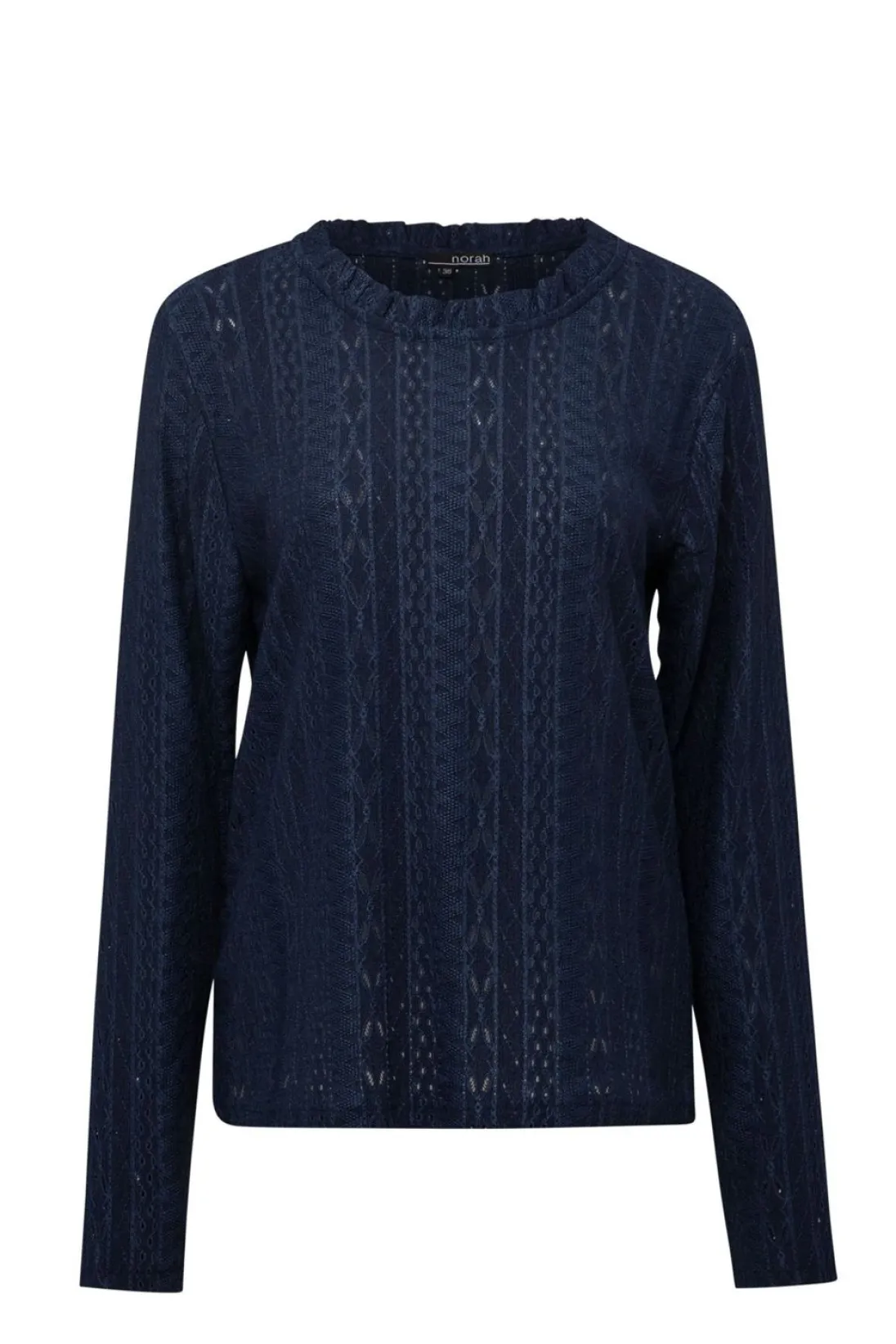 Shirt Met Ajour En Ruches-Norah Discount