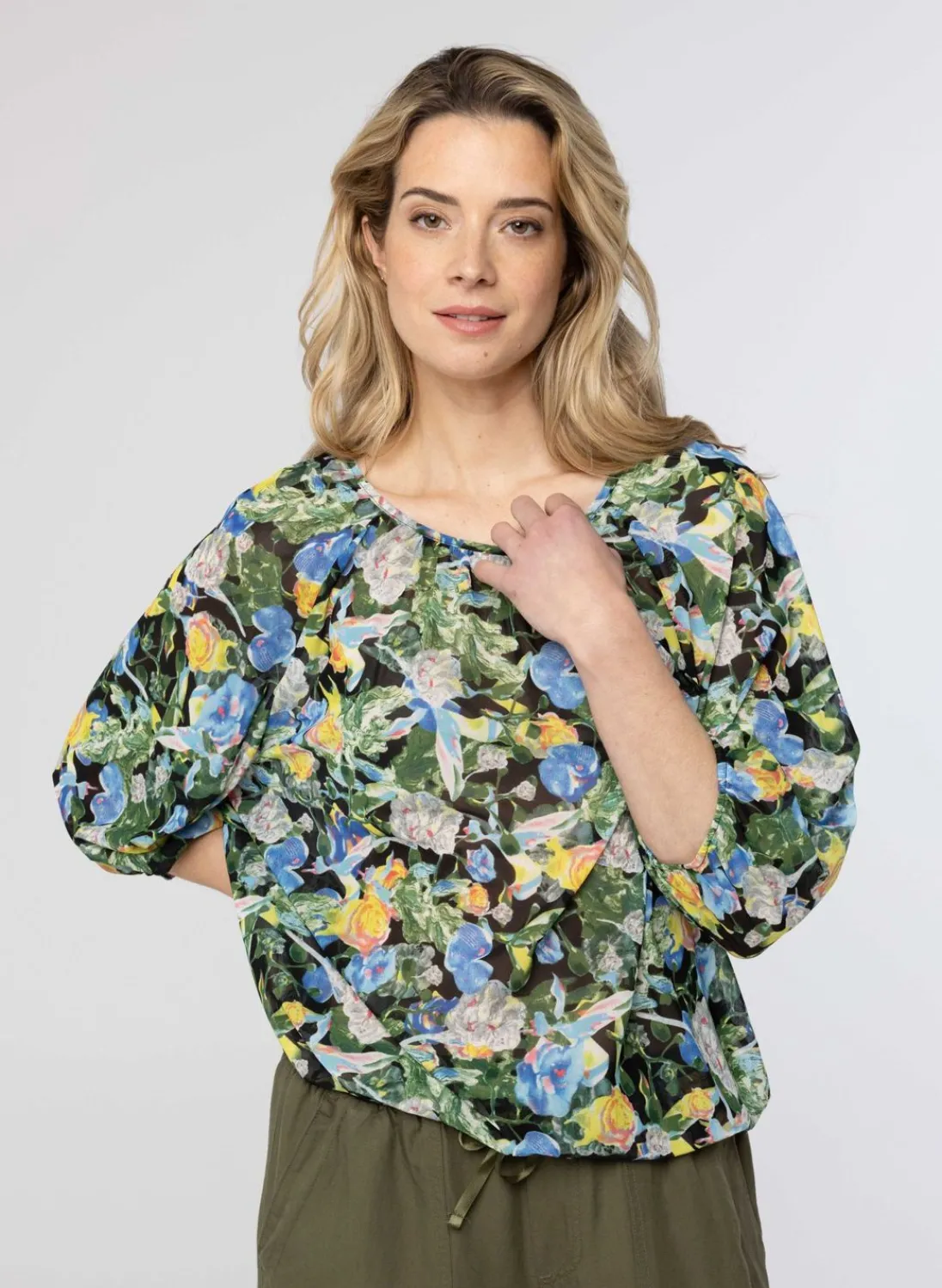 Shirt Met Bloemenprint-Norah Hot
