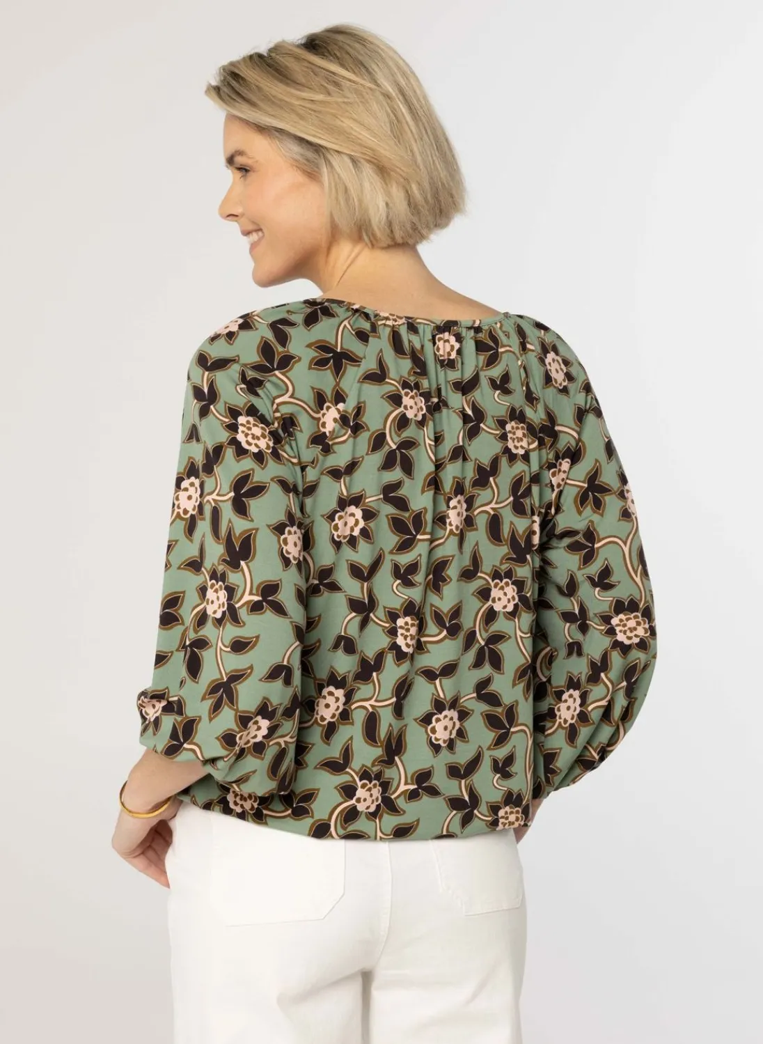 Shirt Met Botanische Print-Norah New