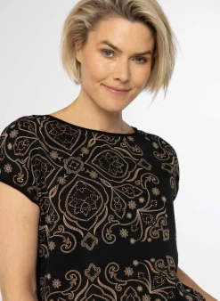 Shirt Met Gouden Print-Norah Online