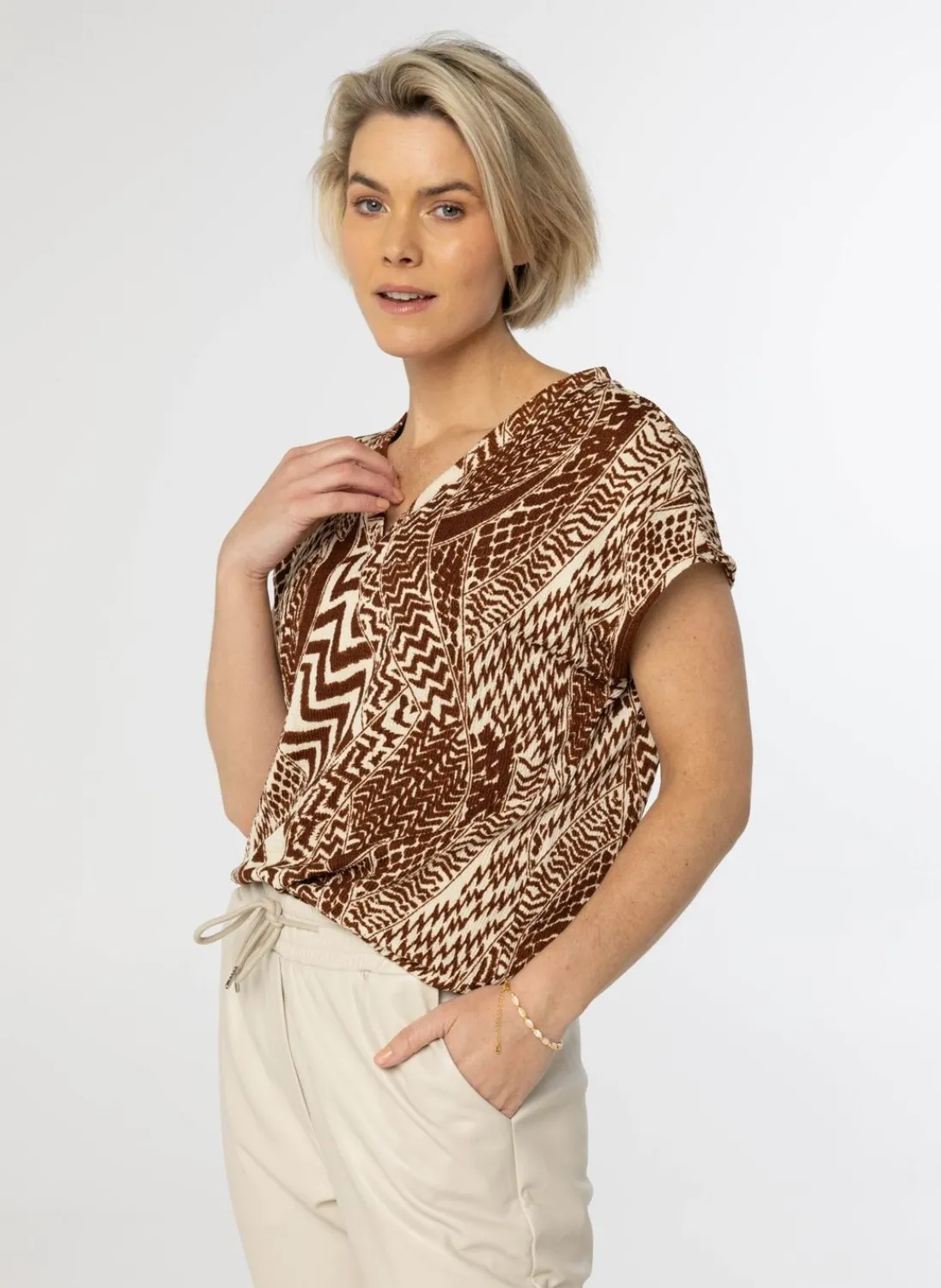 Shirt Met Grafische Print-Norah Online