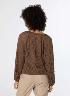 Shirt Met Open Print-Norah Best