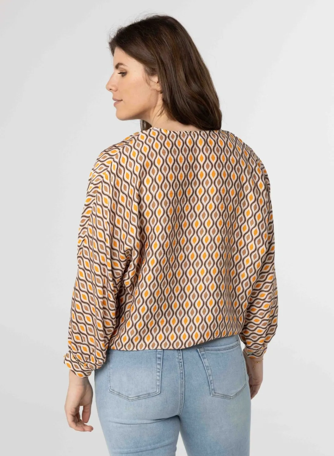 Shirt Met Strikdetail-Norah Hot