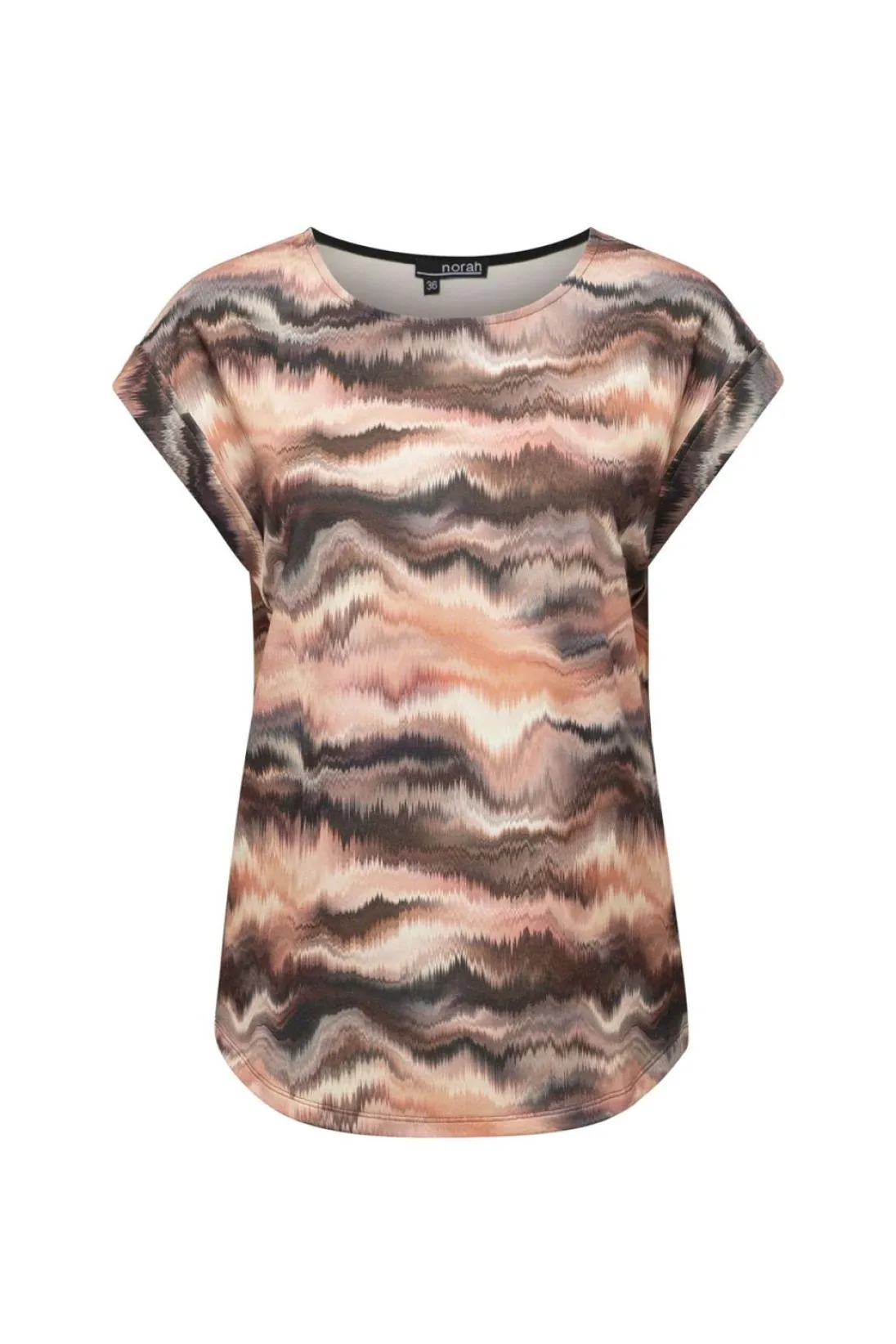 Shirt Zwart Multi-Norah Sale