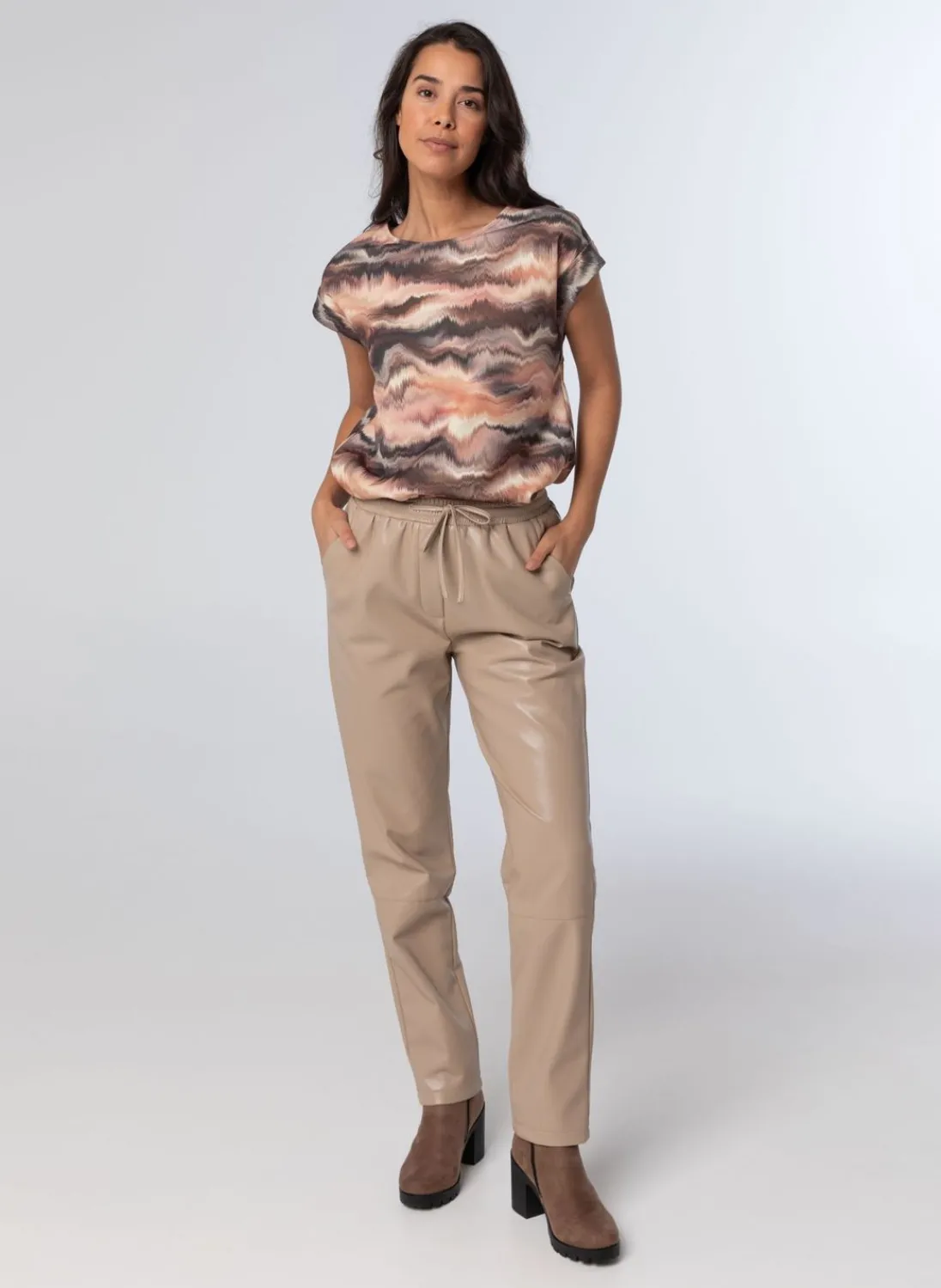 Shirt Zwart Multi-Norah Sale