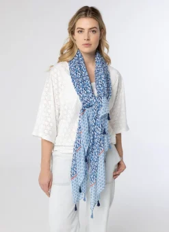 Sjaal Met Oranje Detail-Norah Outlet