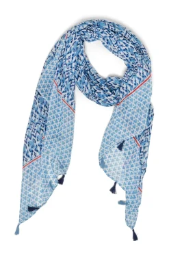 Sjaal Met Oranje Detail-Norah Outlet