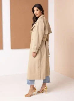 Trenchcoat Met Ceintuur-Norah Online