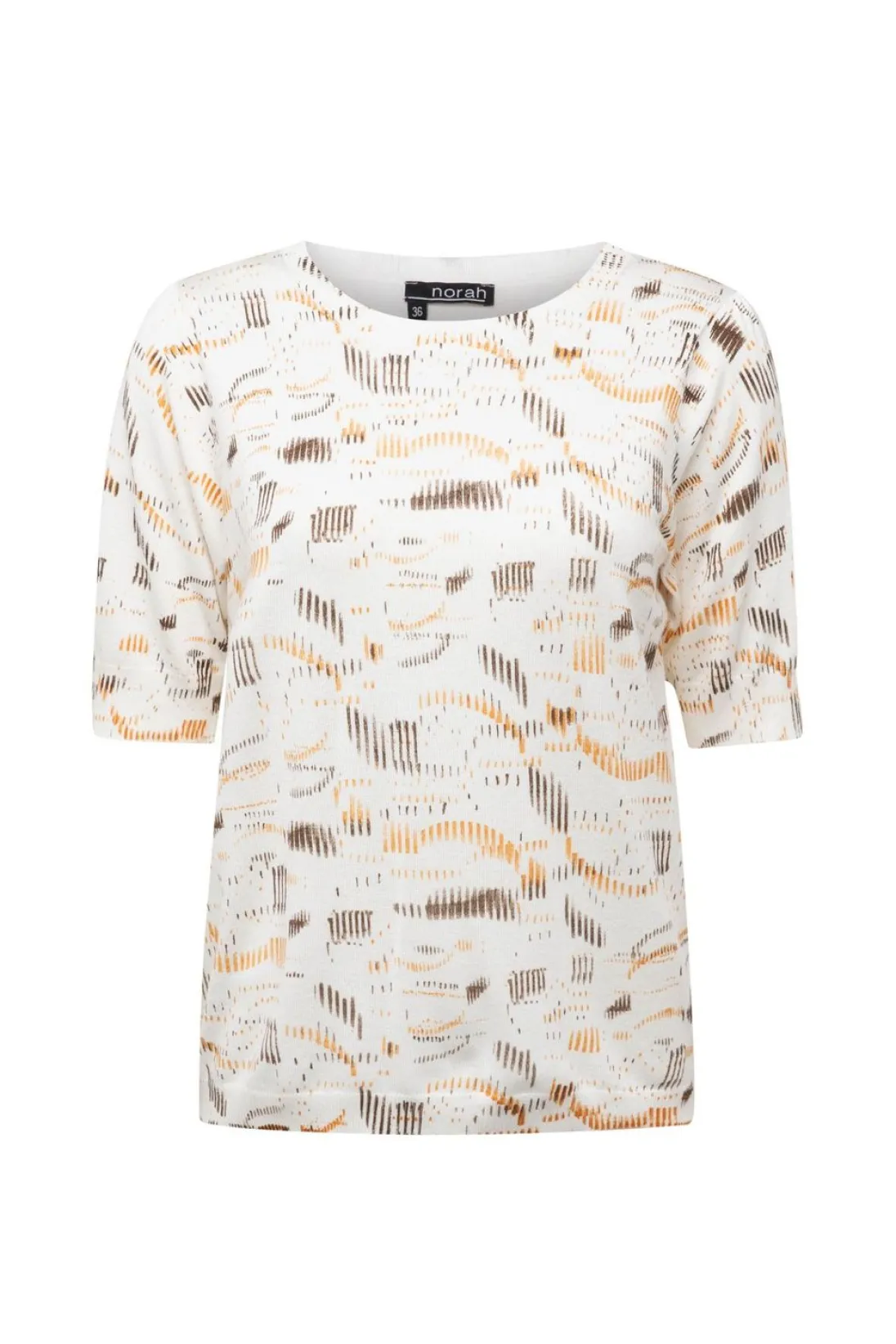 Witte Trui Met Print-Norah Clearance