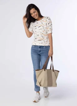 Witte Trui Met Print-Norah Clearance