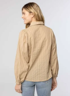 Zandkleurige Blouse-Norah Sale