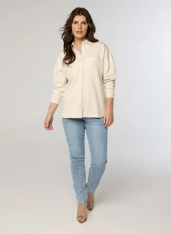 Zandkleurige Blouse-Norah Discount
