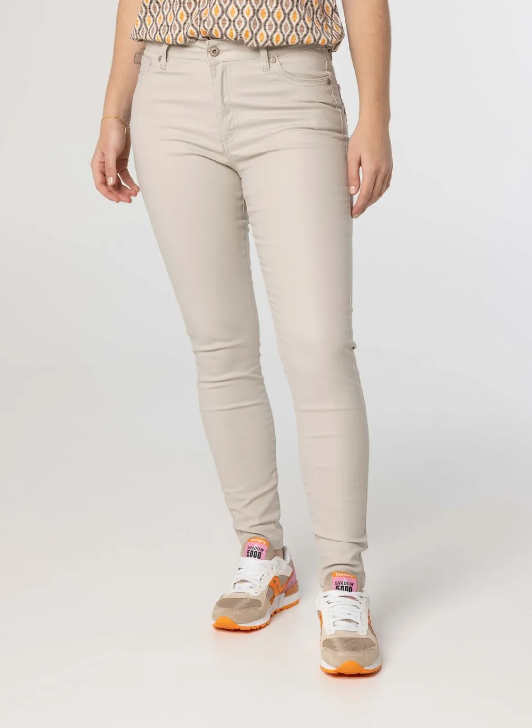 Zandkleurige Broek-Norah Online