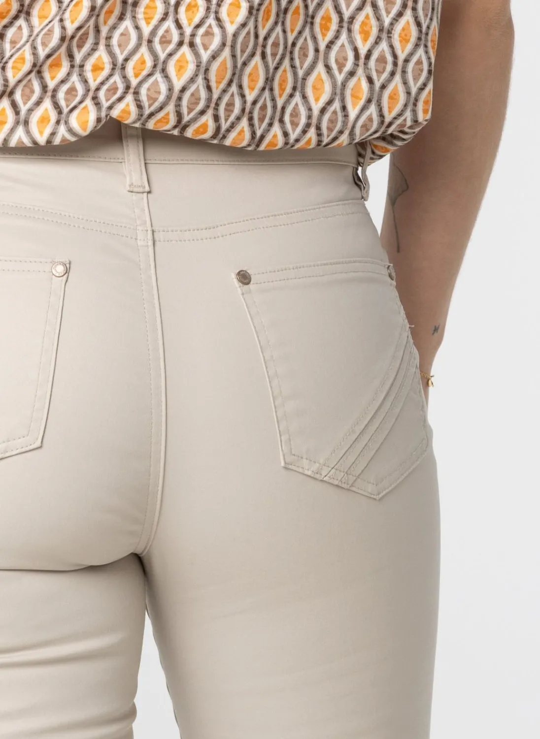 Zandkleurige Broek-Norah Online