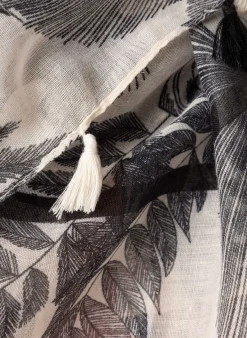 Zwart Sjaal Met Tassels-Norah Best