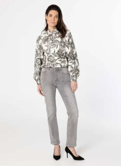 Zwarte Blouse Met Strikdetail-Norah Discount