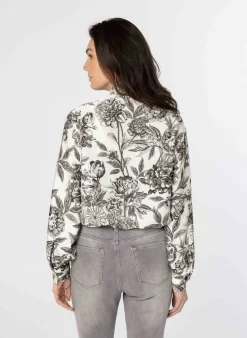 Zwarte Blouse Met Strikdetail-Norah Discount